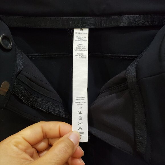 lululemon On The Move Pant *28" - Black - Picture 6 of 9
